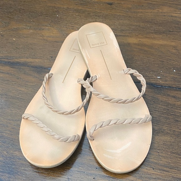 Dolce Vita Braided Tan Sandals - Picture 1 of 5